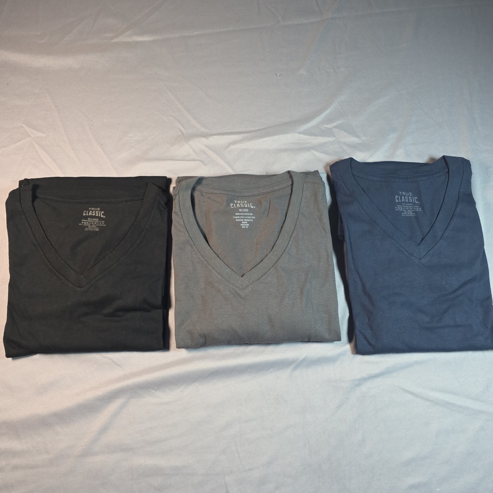 True Classic V Neck 3 pack variety XXL 2X