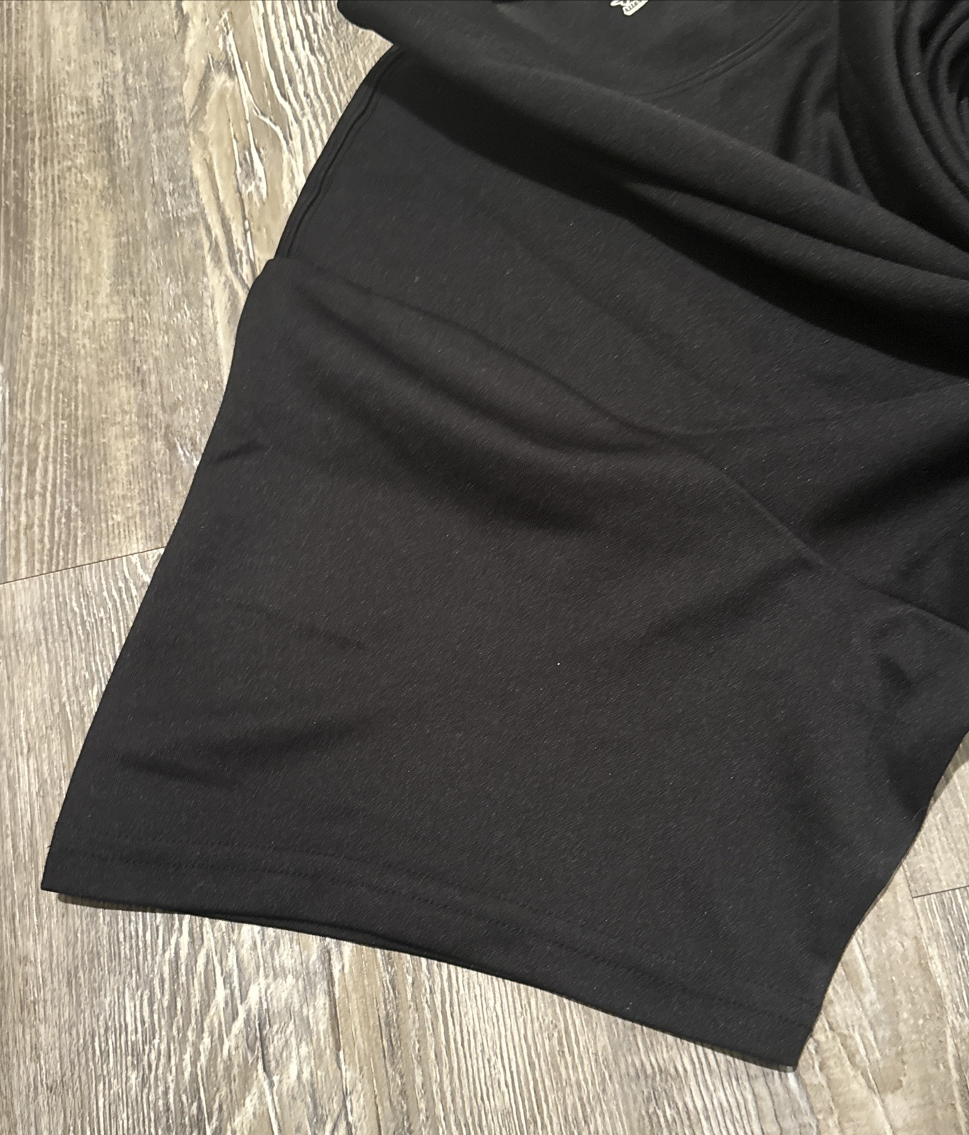 Alleson Athletic Men’s Black Stretch Polyester Crew Neck Short Sleeve T-Shirt 3X