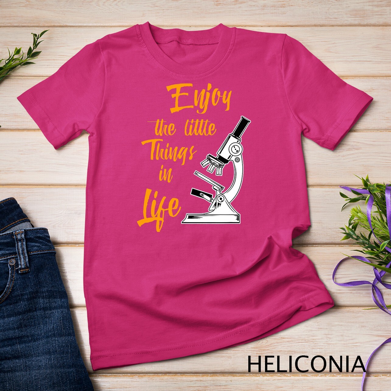 Biologist Microscope Laboratory – Funny Biology Pun Unisex T-shirt