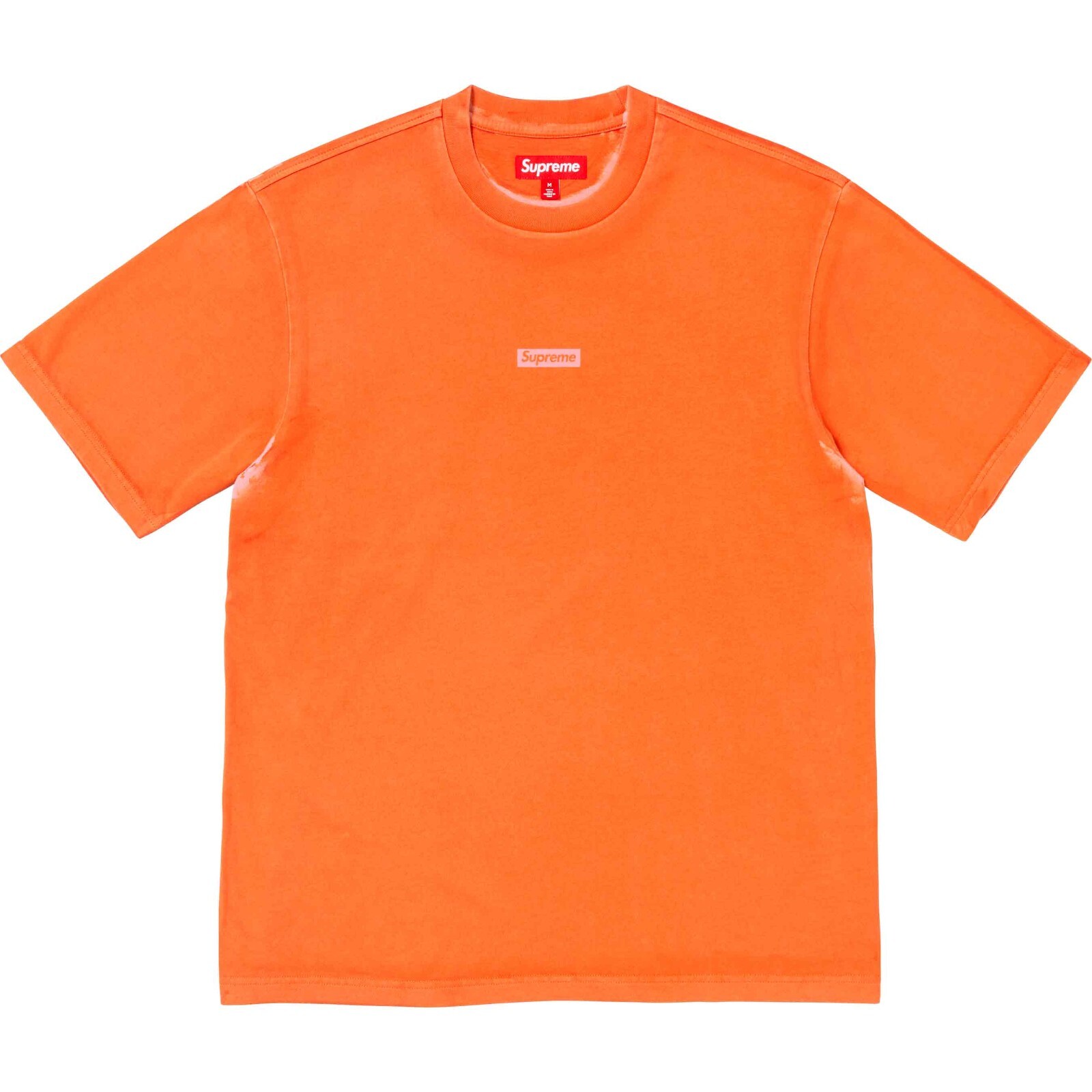 Supreme Overprint Small Box S/S Top Shirt Tee – Orange – Size Medium – SS24 New