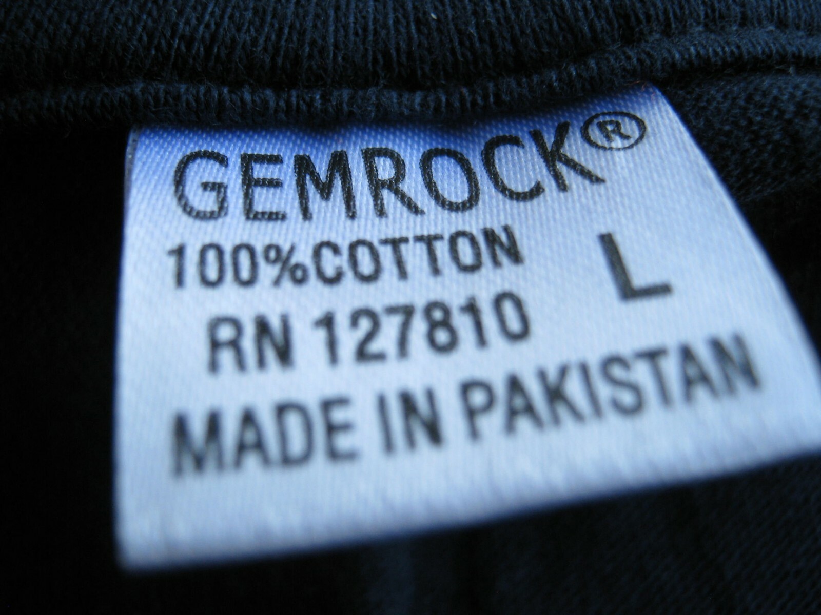 Gemrock Short Sleeve Plain Blue V T-shirt SunWear Fashion Large 100% Cotton