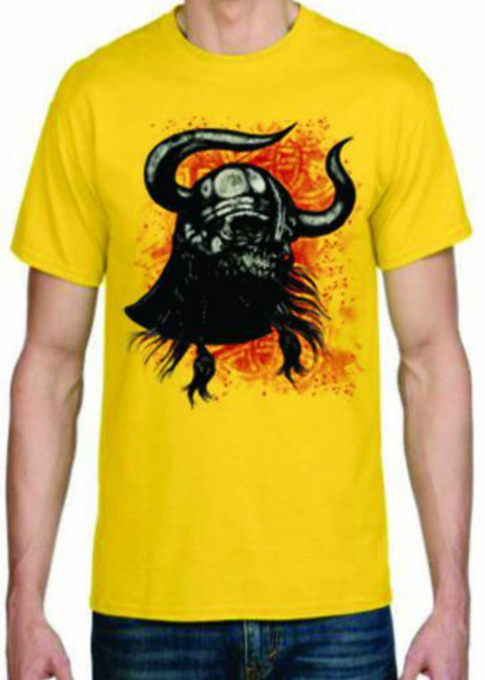 Adult DryBlend® T-Shirt – (WARRIOR SKULL – GOTHIC CELTIC)