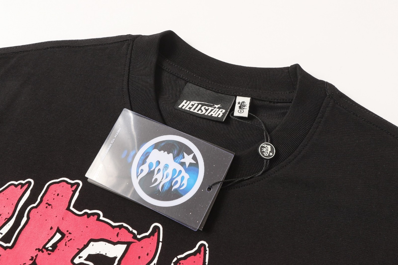 Graphic Hellstar tee shirt Men&rsquo;s Black Cotton NEW
