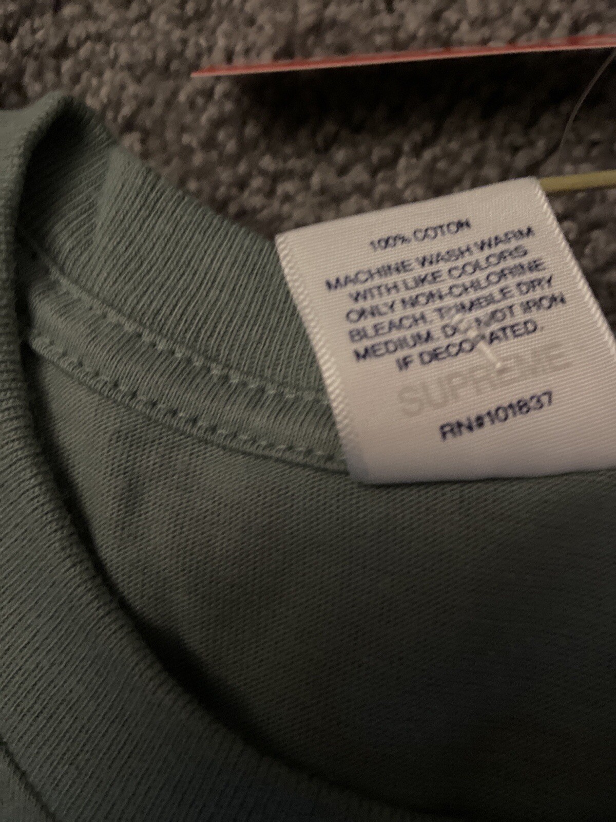 Supreme SS19 Molotov Kid Tee Dark Sage Size M Brand New DS With Tags