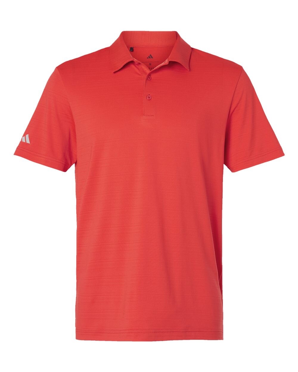 ADIDAS GOLF Men&rsquo;s Size S-3XL Textured Stripe Polo Collared Sports Shirt