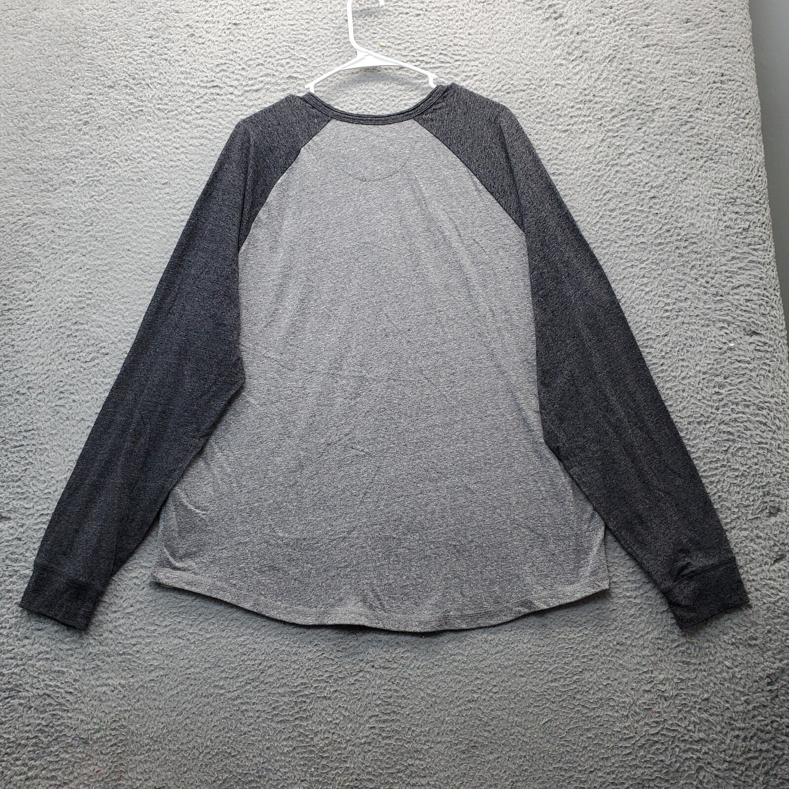 Lucky Brand Henley Shirt Mens 2XL Multi Colorblock Stretch Down Shoulder Sleeve