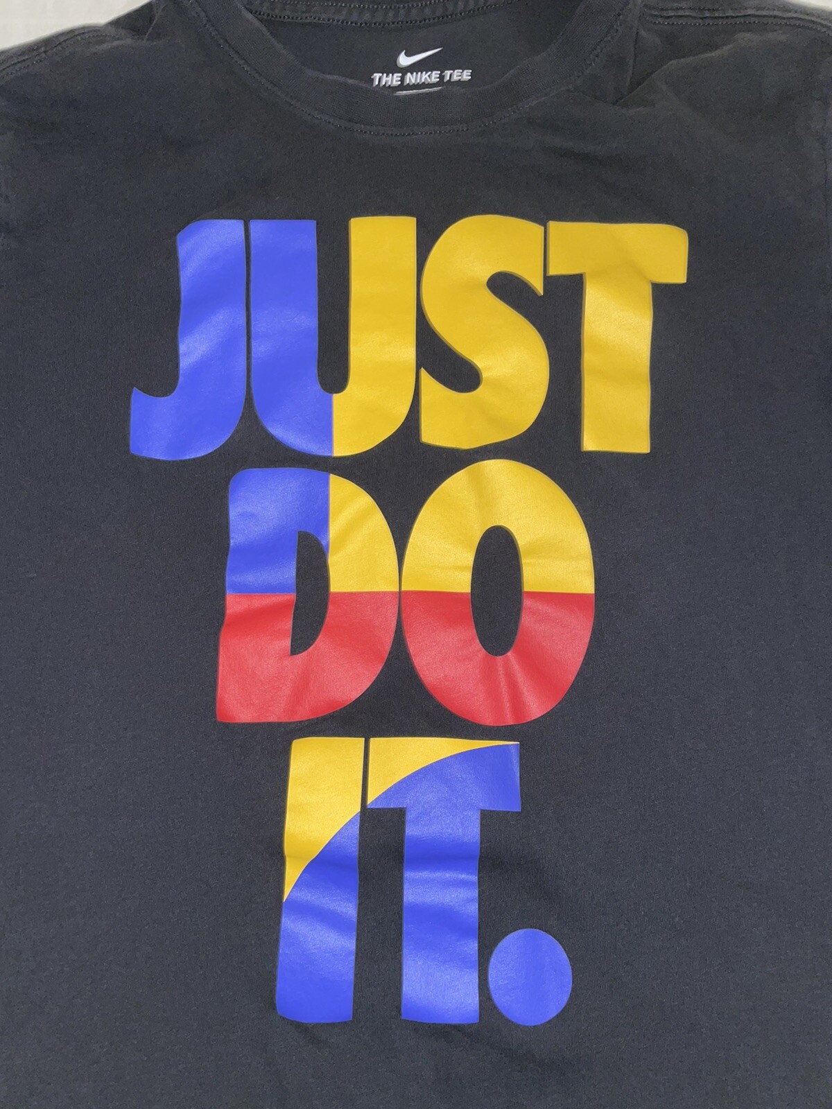 Nike Men&rsquo;s Just Do It Swoosh Graphic Athletic Workout T-Shirt Black Mens Medium