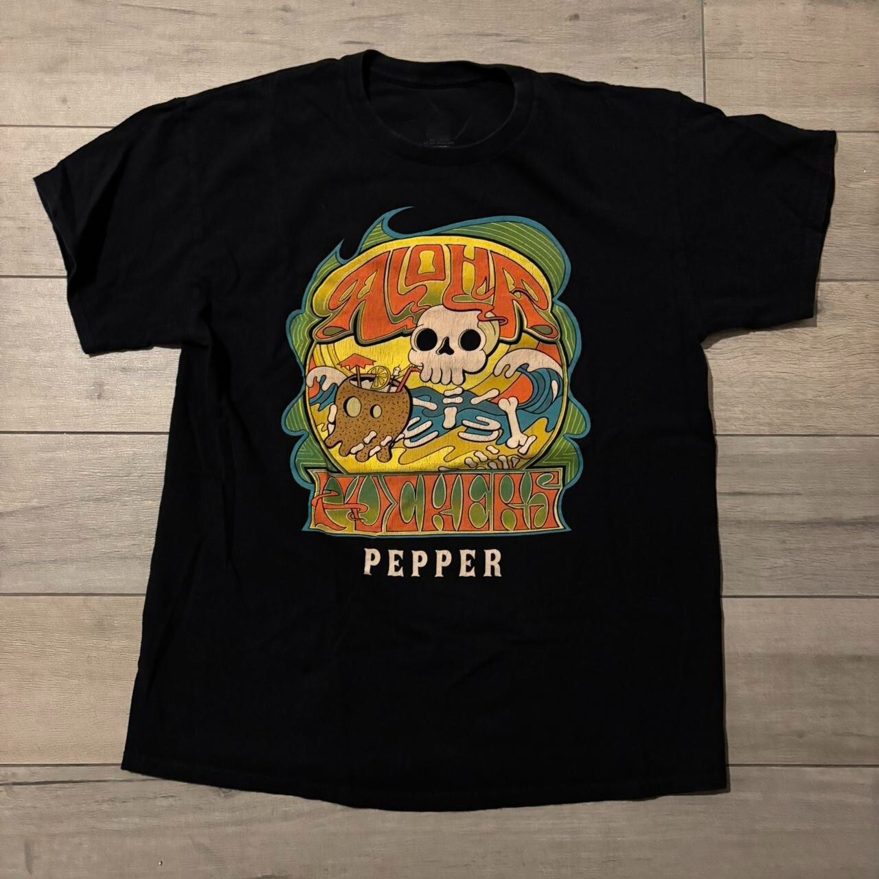 Vintage Pepper Band Aloha Cotton Shirt Unisex Concert S to 5XL EL0263