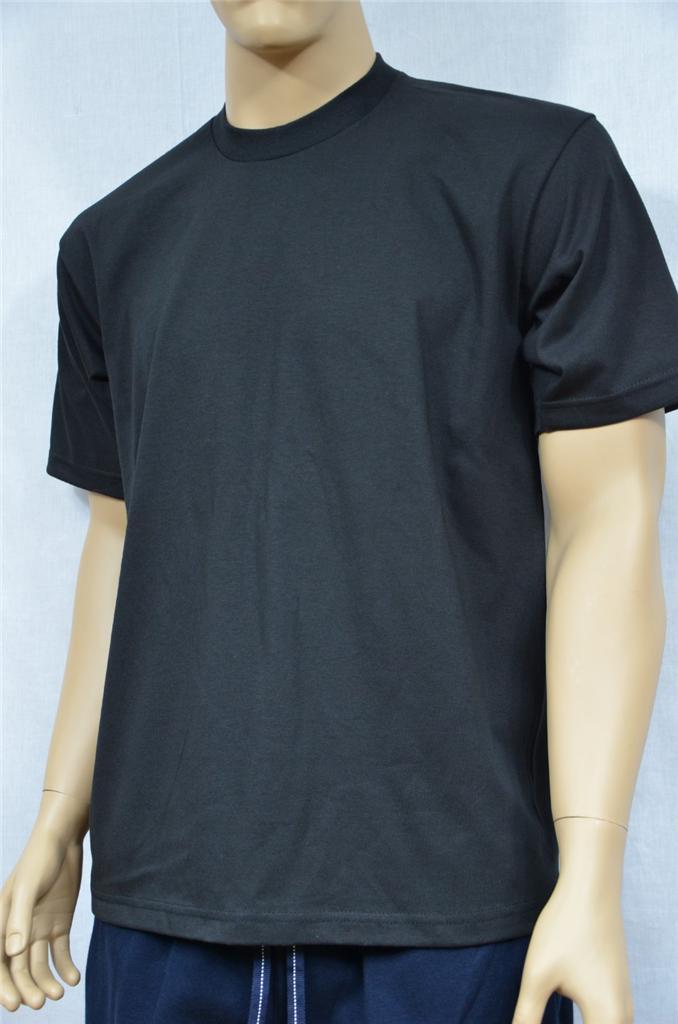 3 NEW PROCLUB 5XL HEAVY WEIGHT T-SHIRTS BLACK PLAIN TEE PRO CLUB BLANK 3PC