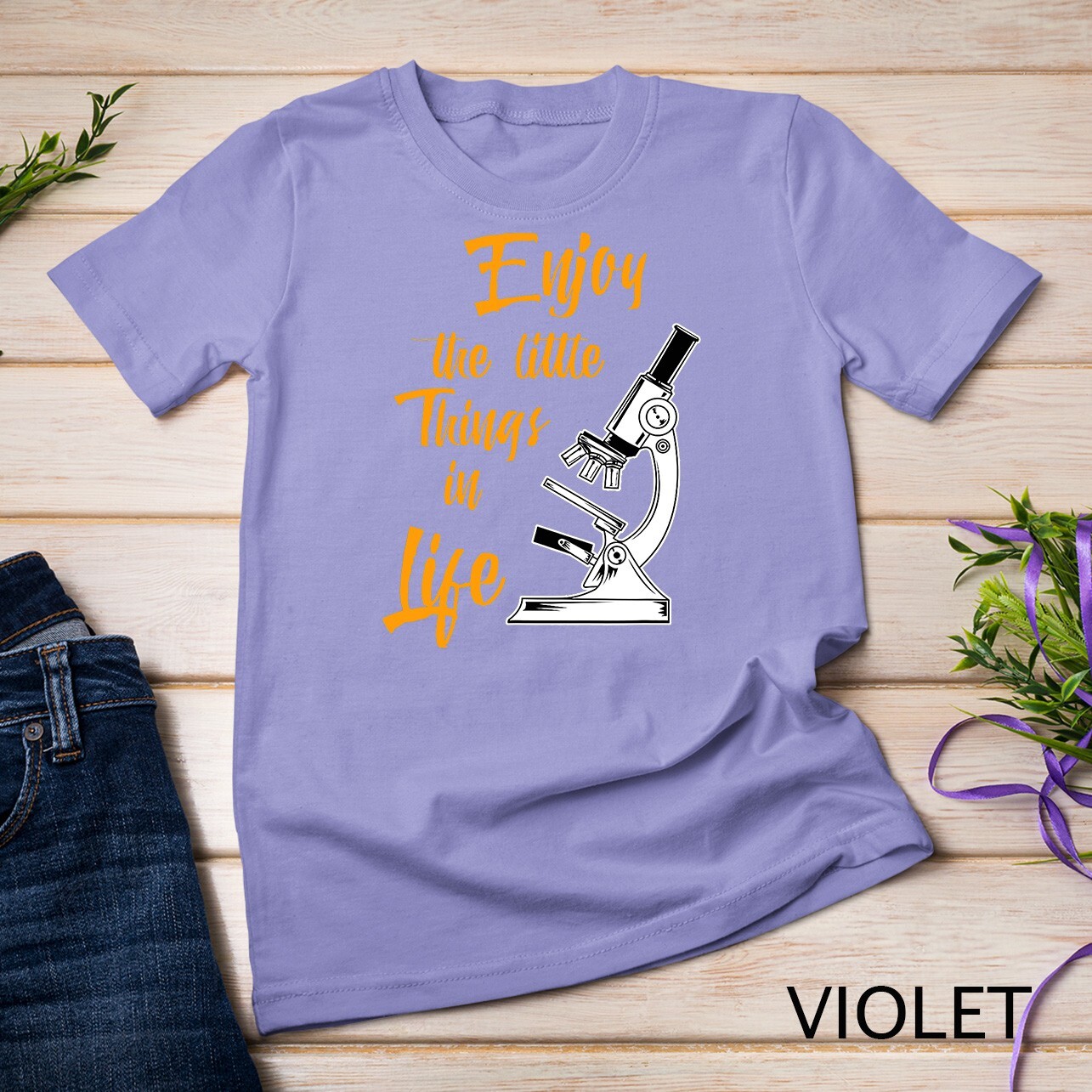 Biologist Microscope Laboratory – Funny Biology Pun Unisex T-shirt