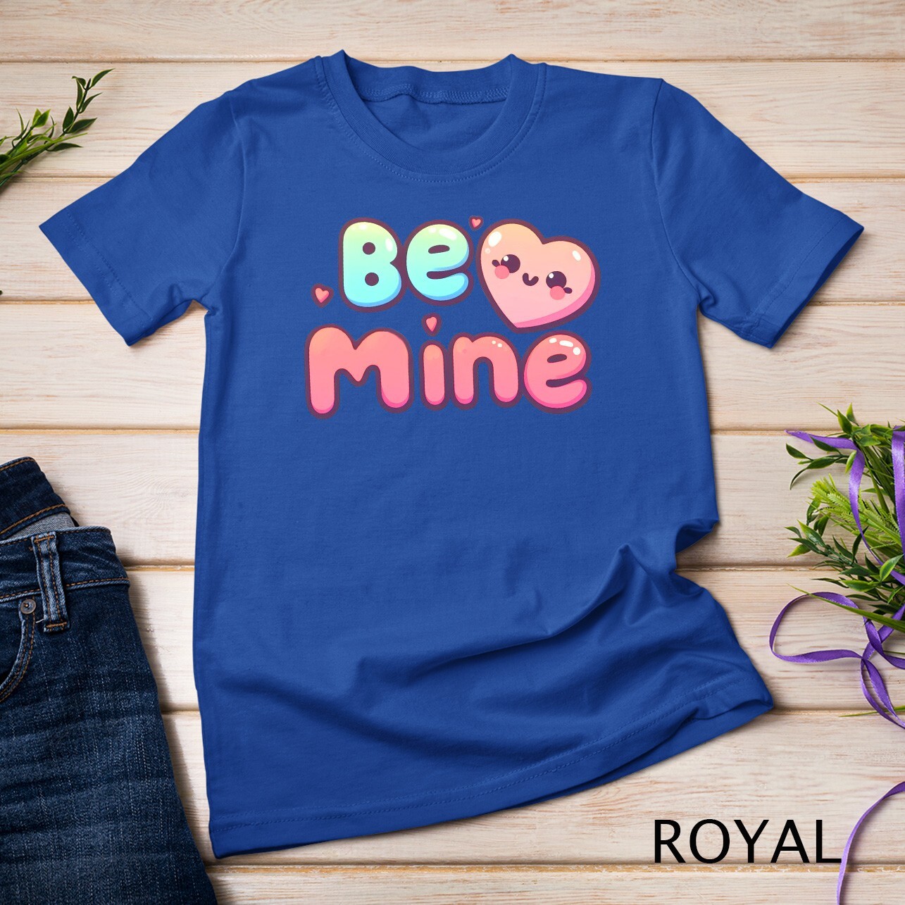 Be Mine A Cute and Cheesy Valentine&rsquo;s Day Tee Funny T-Shirt Unisex T-shirt