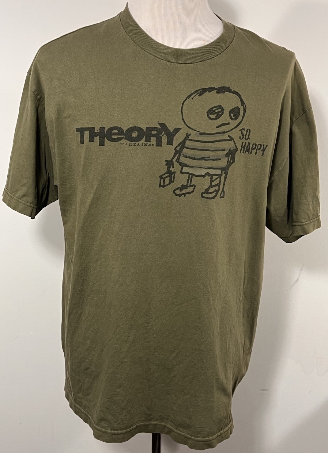 Theory Of A Deadman Concert Band Green T-Shirt All size S-5XL OM611