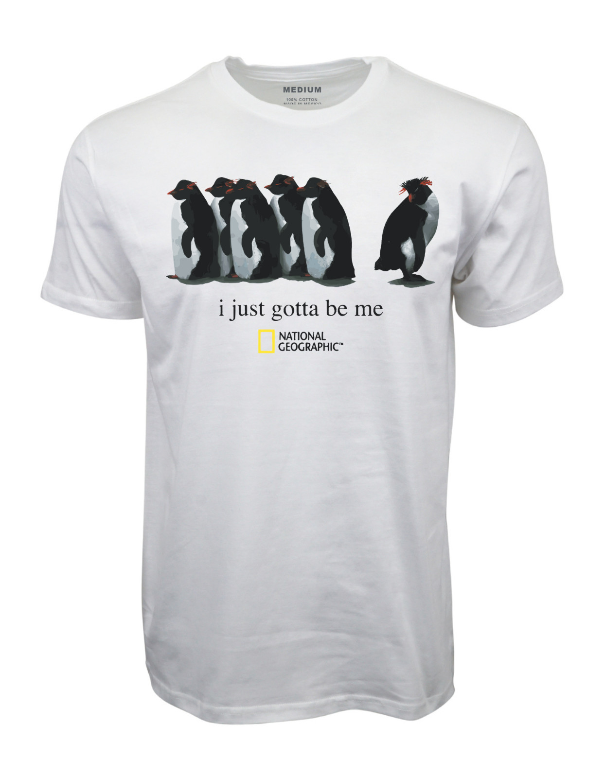 2001 &lsquo;I JUST GOTTA BE ME&rsquo; ROCKHOPPER NATIONAL GEOGRAPHIC TEE