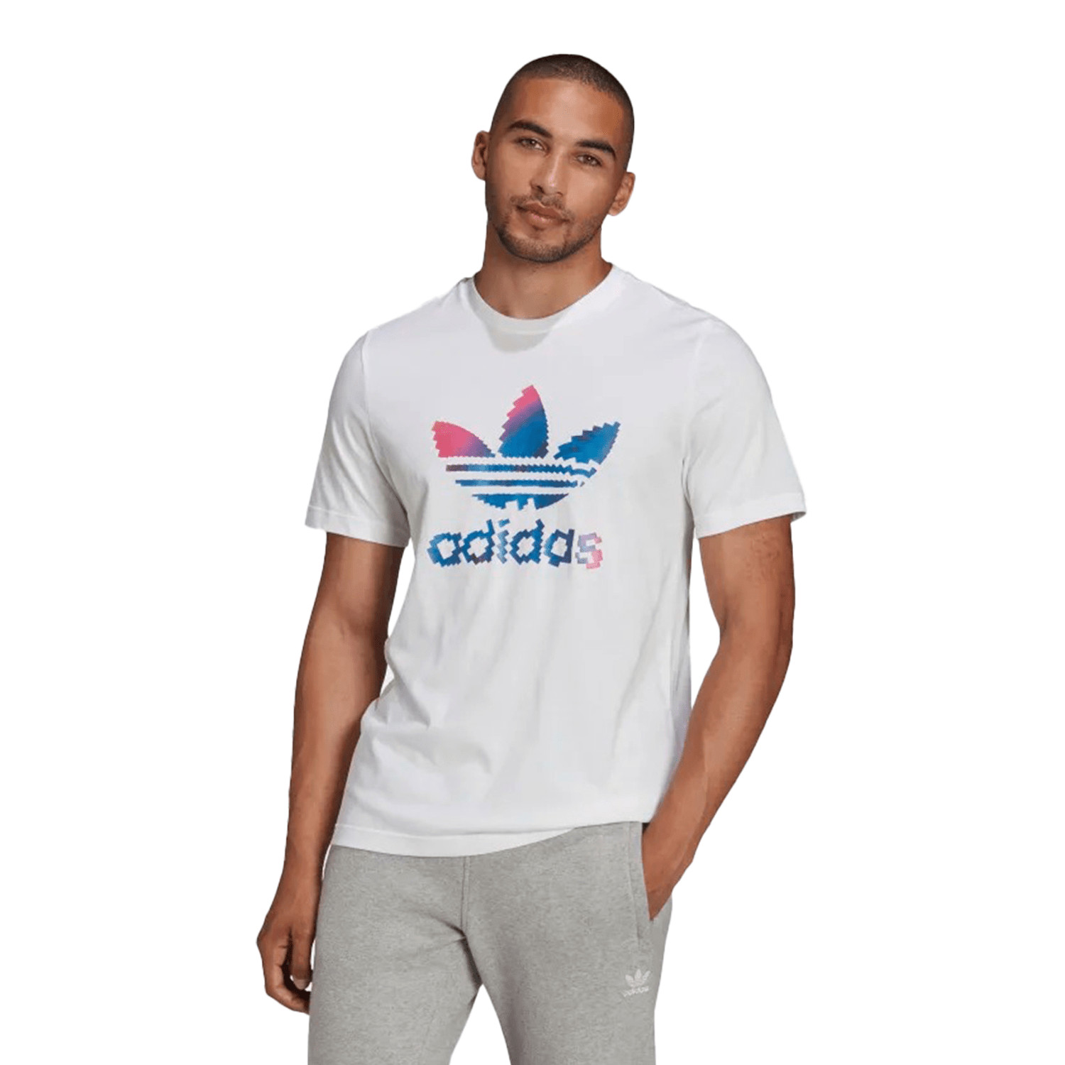 adidas Originals Trefoil T-Shirt Men&rsquo;s Logo Tee Sport Casual Workout Streetwear
