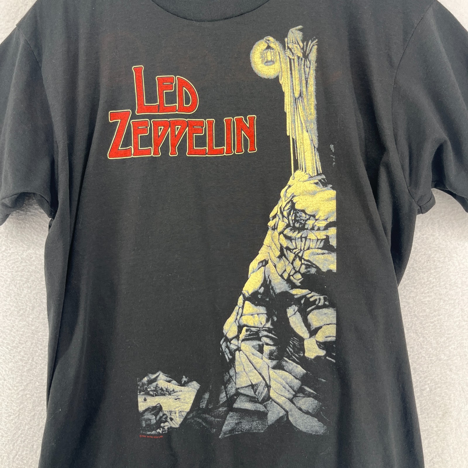 LED ZEPPELIN Shirt Mens XL 1984 Myth Gem ZoSo Screen Stars Single Stitch USA VTG