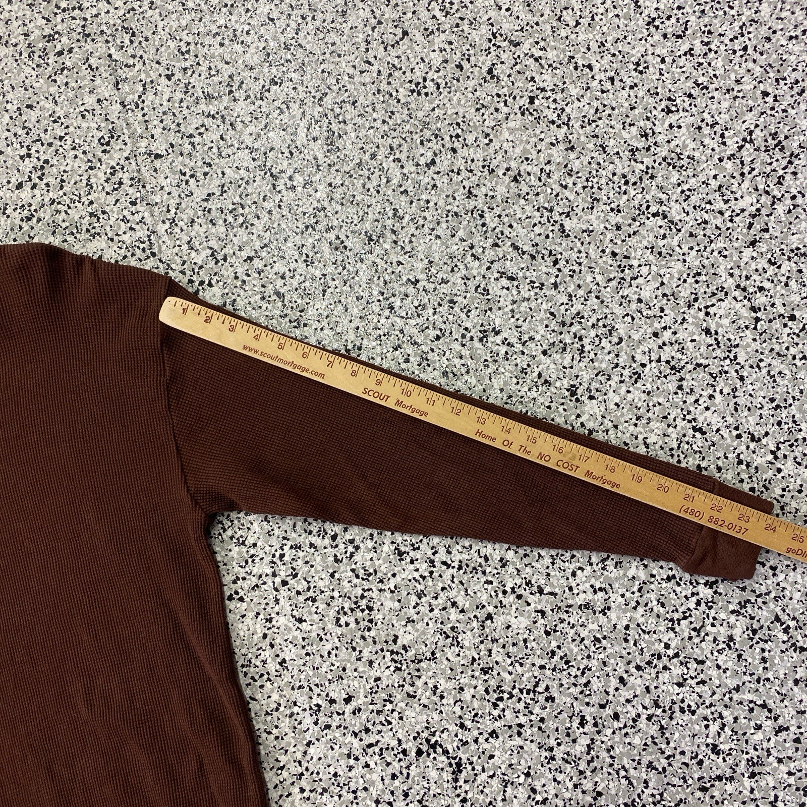 Vintage Gemrock Heavy Weight Thermal Shirt Men’s 4XL Waffle Baselayer Brown