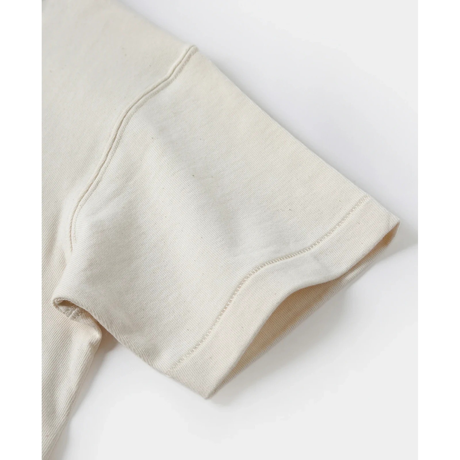 Bronson Loopwheel Tubular Athletic T-Shirt Men M Apricot Cream Beige Heavyweight