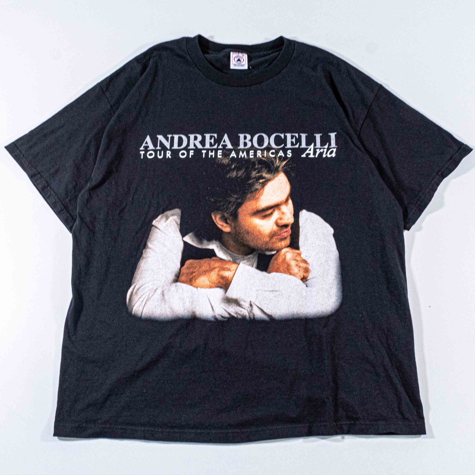 Vintage Andrea Bocelli Aria Tour Of The Americas T-Shirt XL 90s Opera Promo VTG