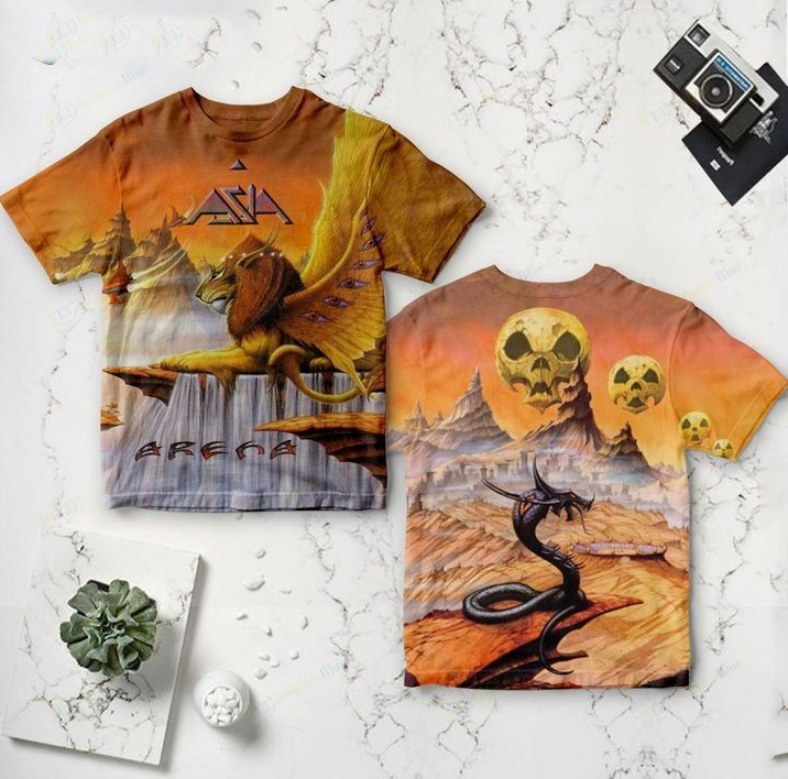Asia English Rock Arena Album AOP 3D T-Shirt DI958