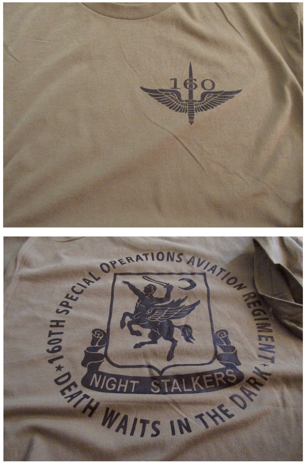 160th NIGHT STALKERS SOAR Spec OPS Aviation T-Shirt 2X Next Level USA