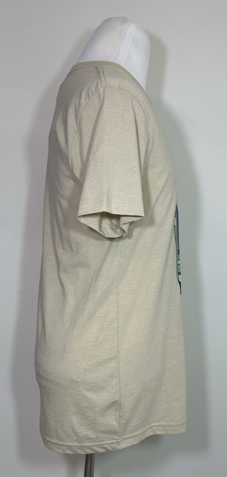 ROUTINE BASEBALL Size Medium Beige Biggie Smalls Sandlot T-shirt NWT