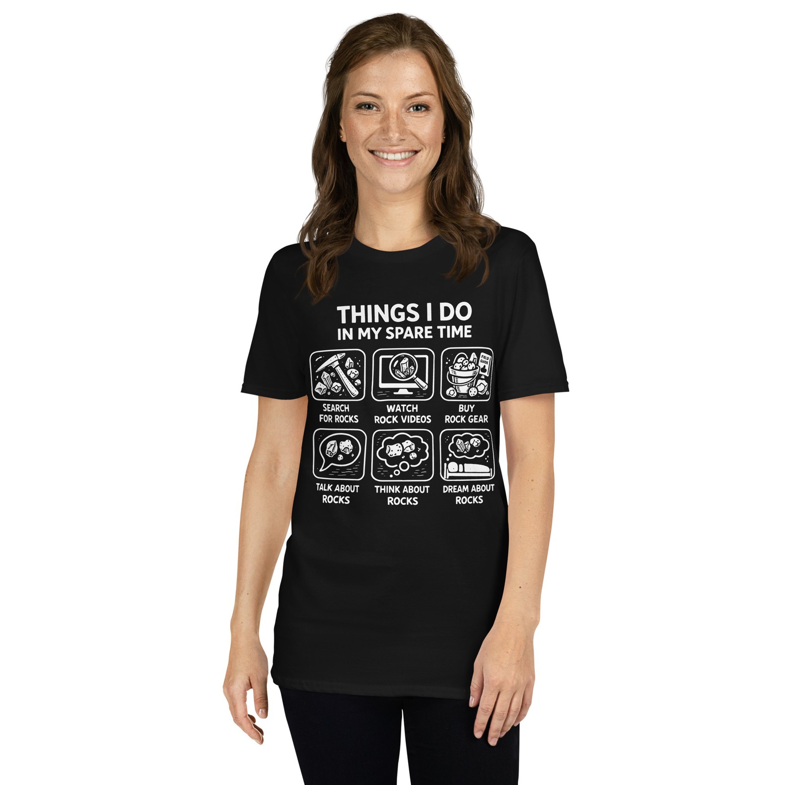 Things I Do In My Spare Time Rock Collecting Shirt Rockhound Tee