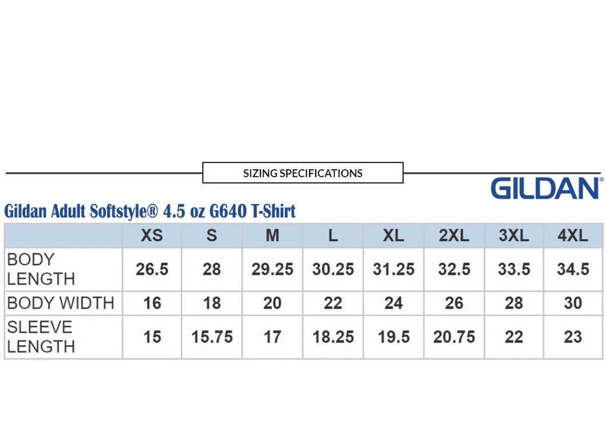 Gildan G640 Adult Softstyle T-Shirt Ringspun Cotton Crew Neck Plain T-Shirt