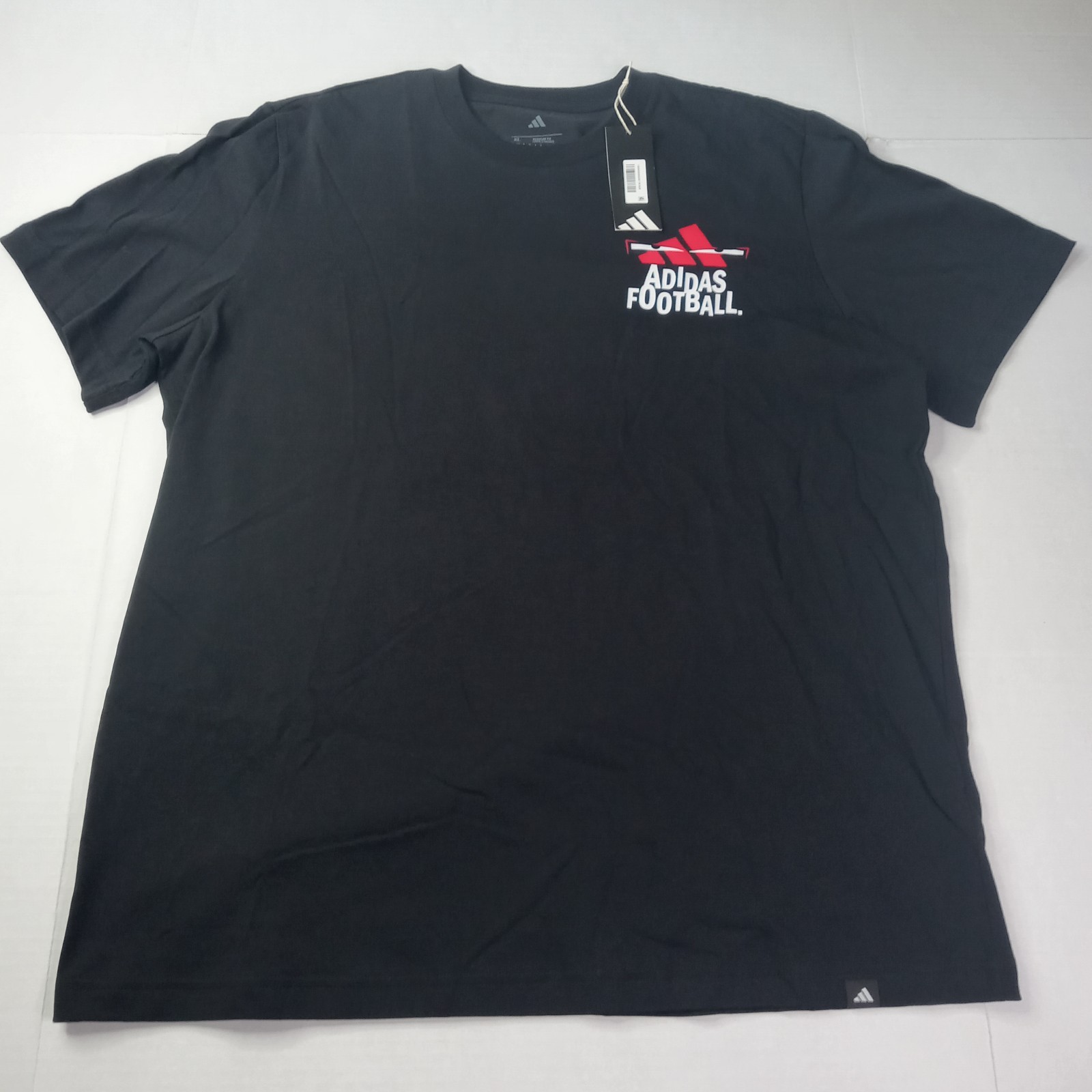 Adidas Men&rsquo;s Regular-Fit Football Logo Graphic T-Shirt Black Size XL JD8216