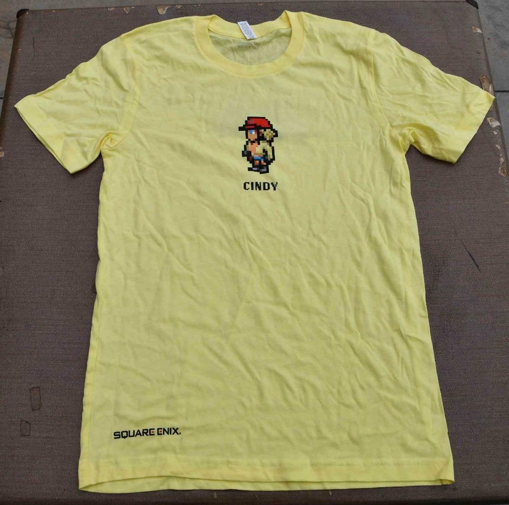 FINAL FANTASY XV SQUARE ENIX T-SHIRTS SDCC2016 YELLOW CINDY