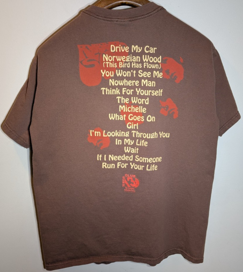 Vintage 1997 The Beatles Rubber Soul Album Band T-Shirt Men&rsquo;s Size Large