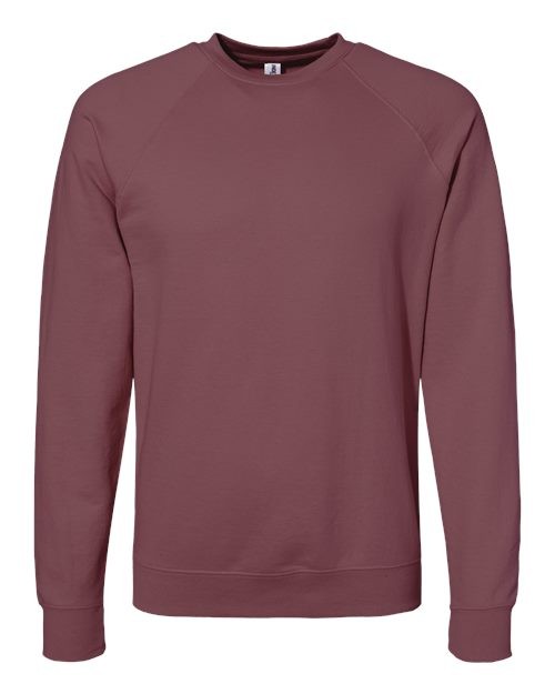 Independent Trading Co. Unisex Lightweight Loopback Terry Crewneck Sweatshirt