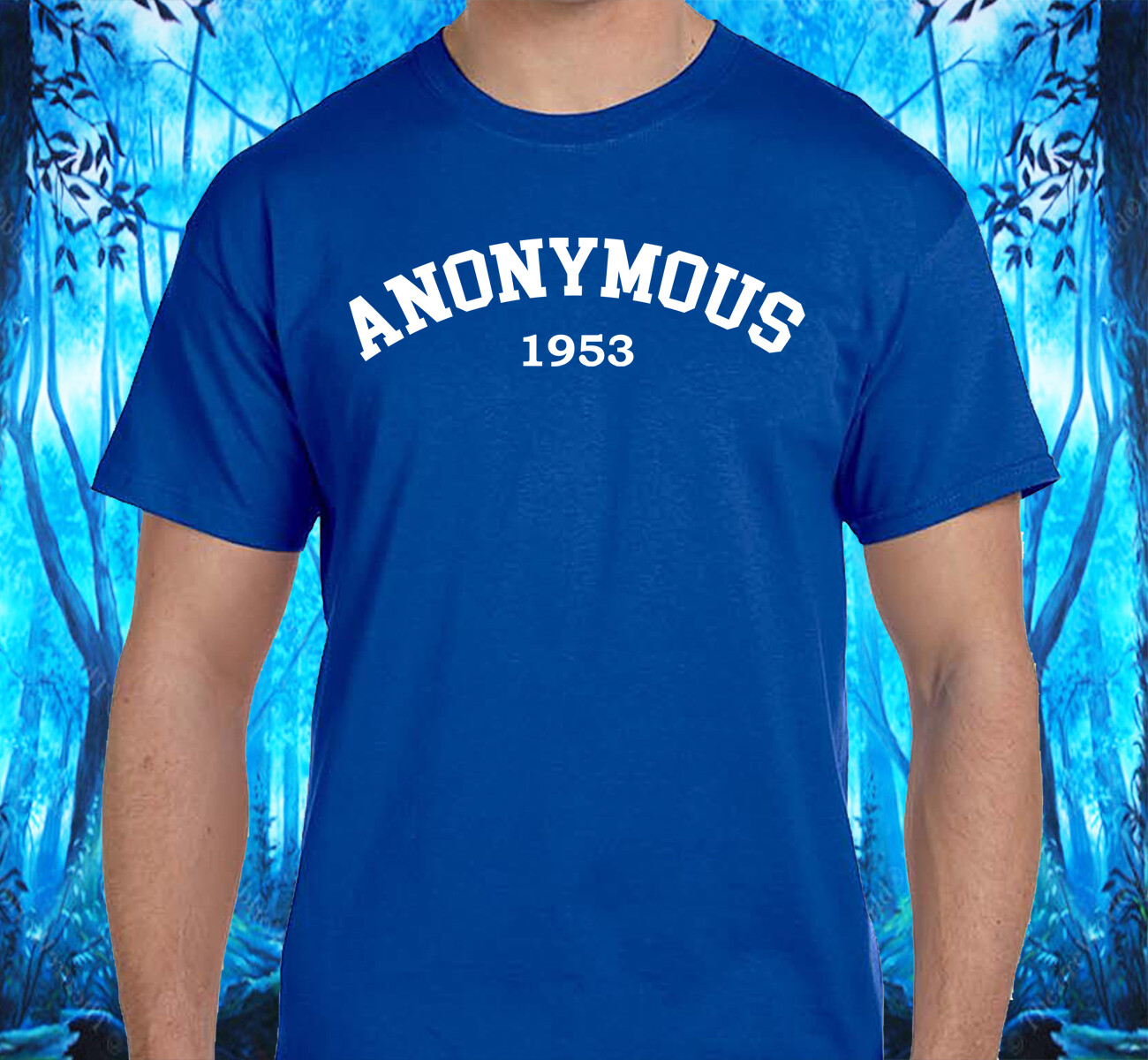 Narcotics Anonymous ANONYMOUS 1953 SS/LS T-shirt – Free Shipping – NA