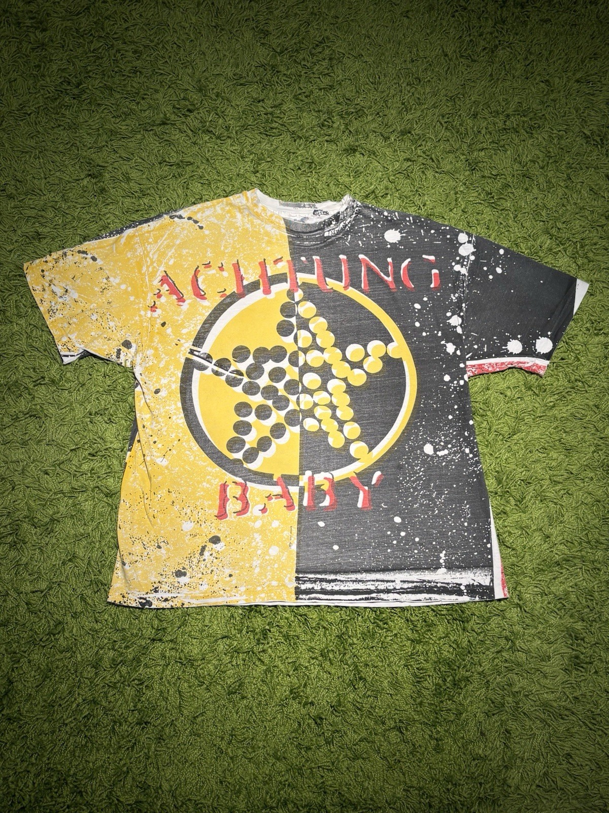 Vintage 1991 U2 Achtung Baby Zoo TV Tour Shirt Size XXL Clean 90s