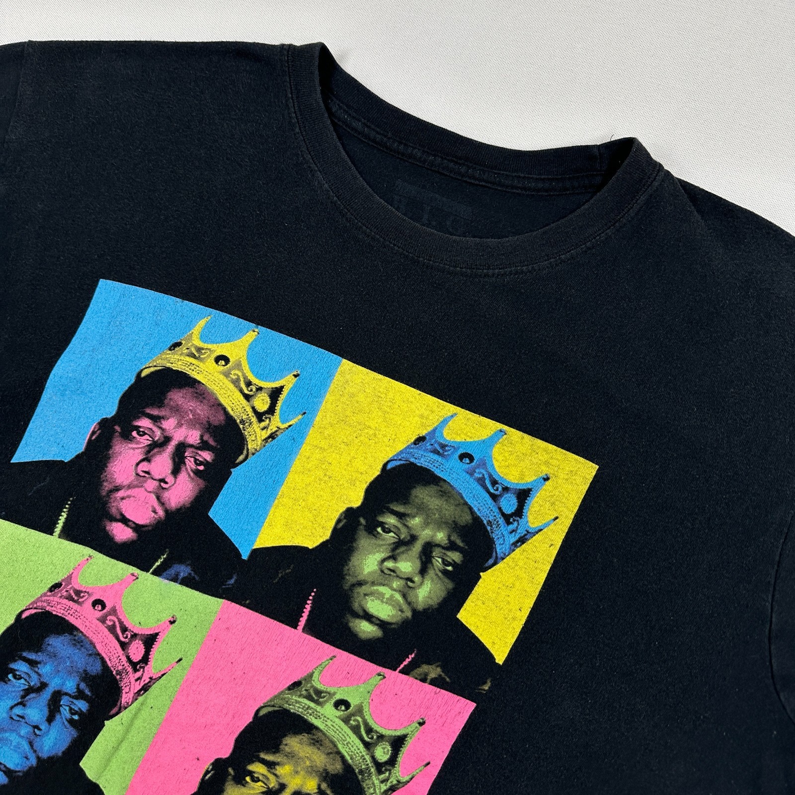 Notorious B.I.G / Biggie Smalls Portrait Black T-Shirt – Size XL