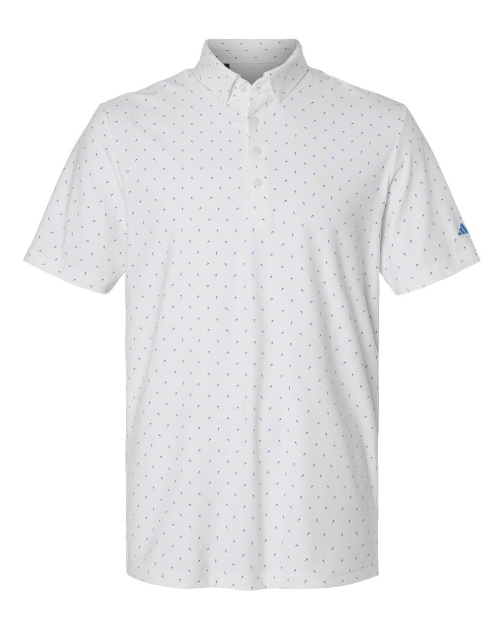 ADIDAS Golf Mens Size S-2XL Ultimate365 Micro Print Polo Ultra-Soft Sports Shirt