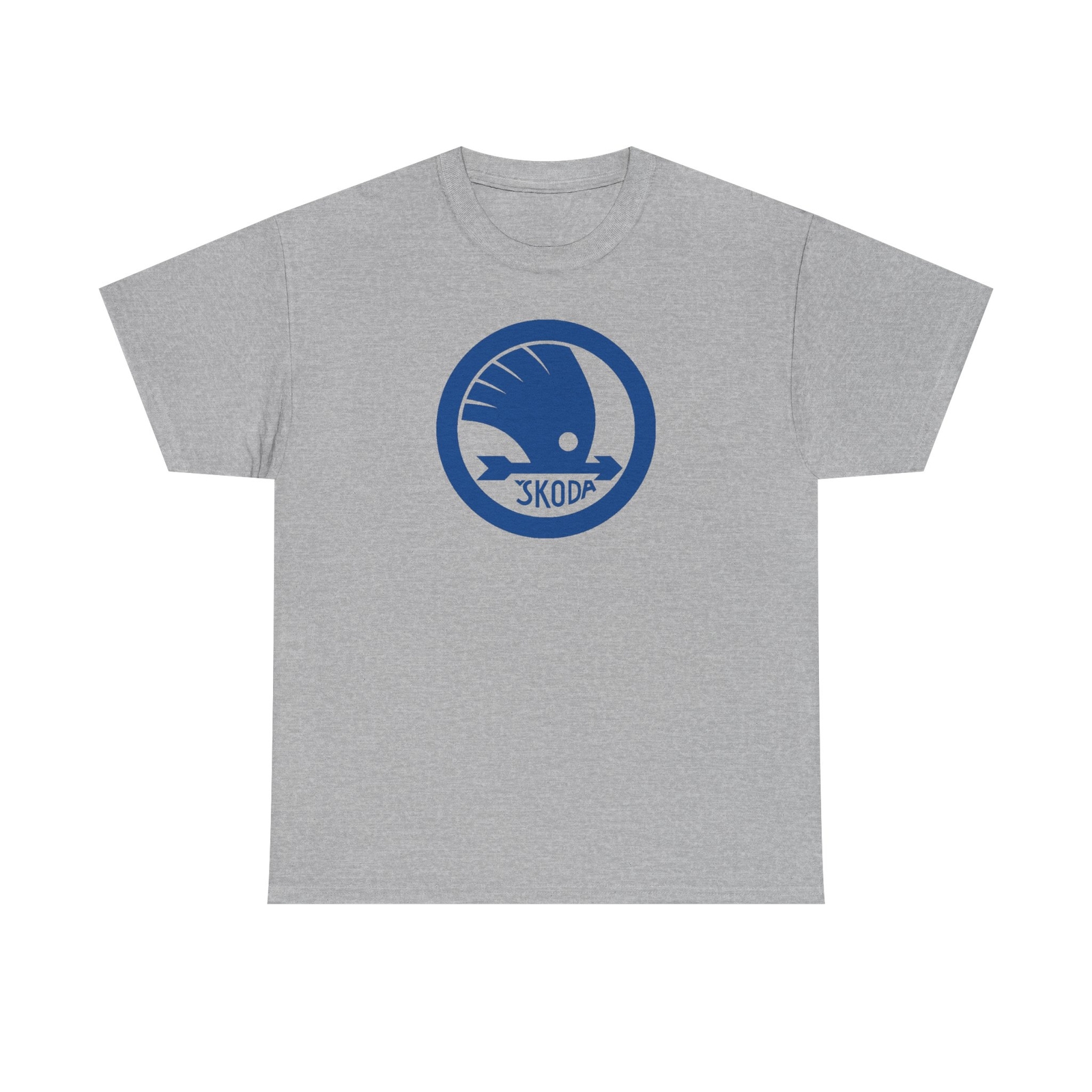 Graphic T-Shirt with German Automobile Manufacturer Logo Gildan Heavy Cotton