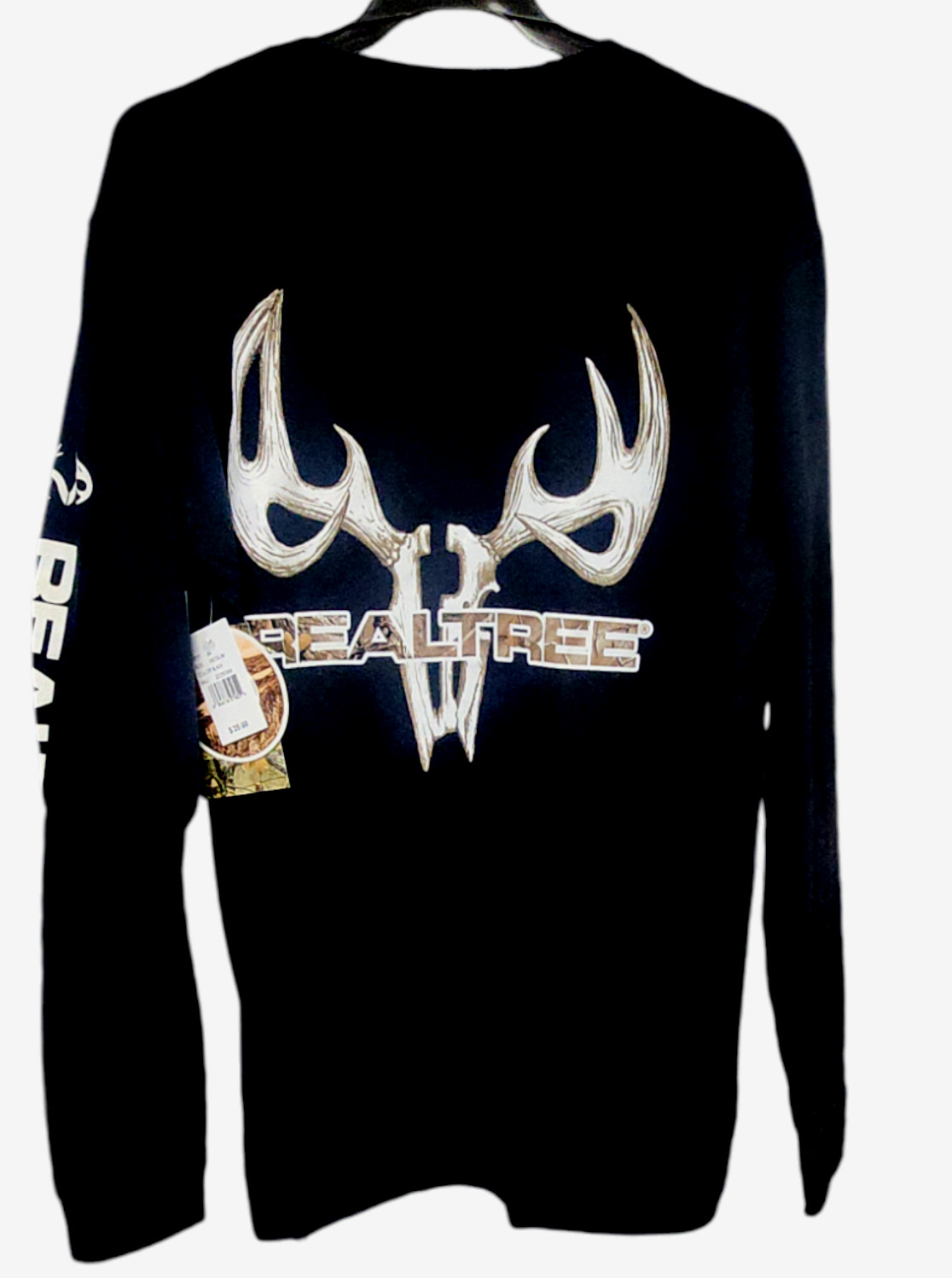 Men&rsquo;sT Shirt Long Sleeve « REALTREE »-American Hunting Buck -Size Medium Only -NWT