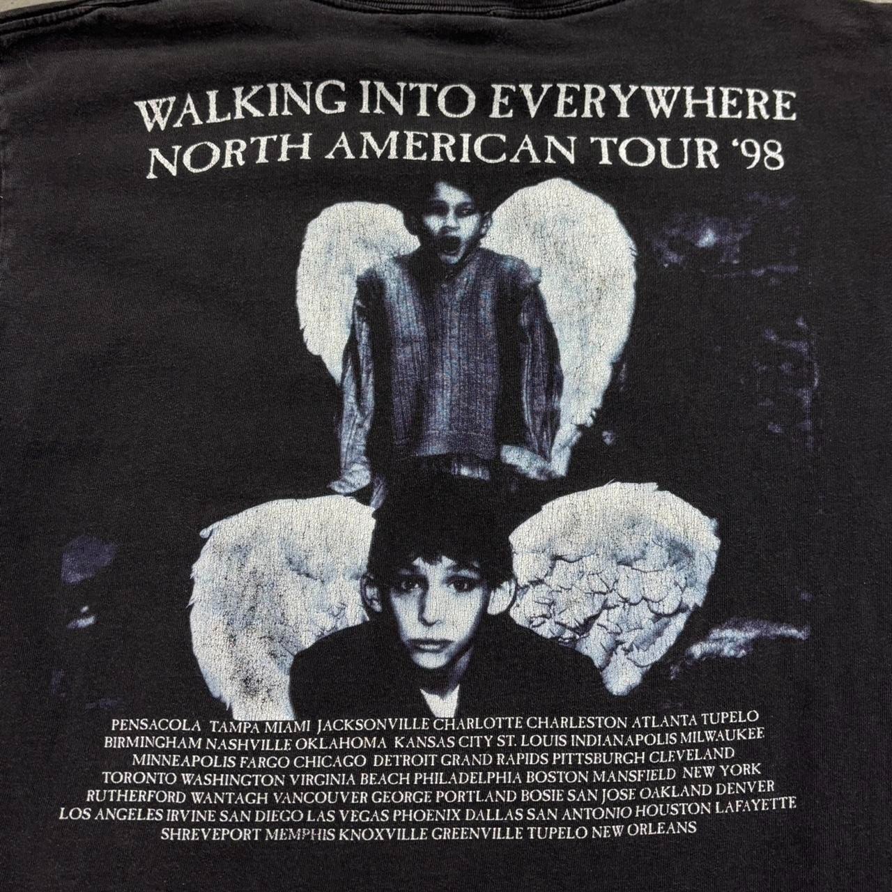 Jimmy Page & Robert Plant Walking into everywhere North American Tour Shirt L 90