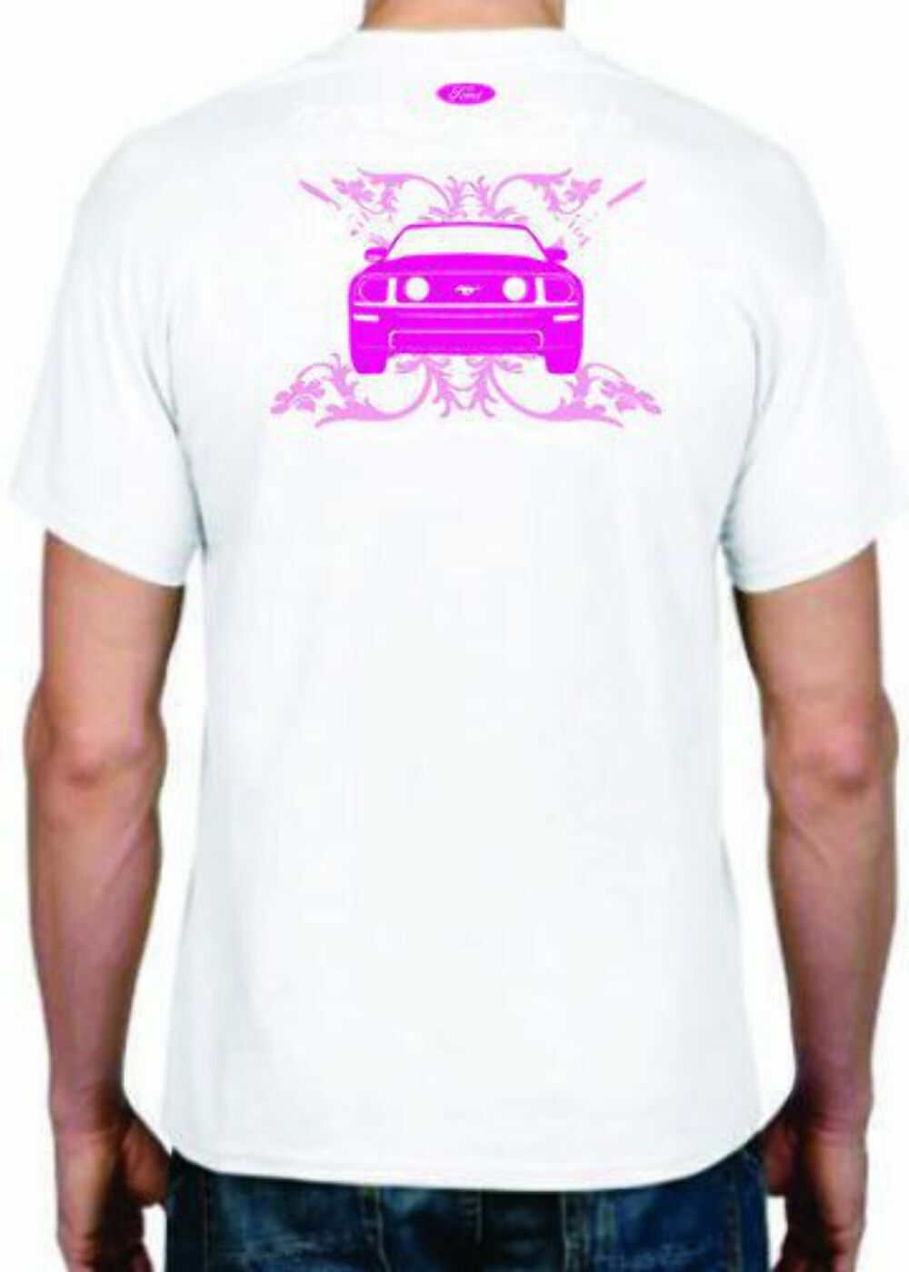 Adult DryBlend® T-Shirt – (MUSTANG GIRLS – FORD HOT ROD PONY )