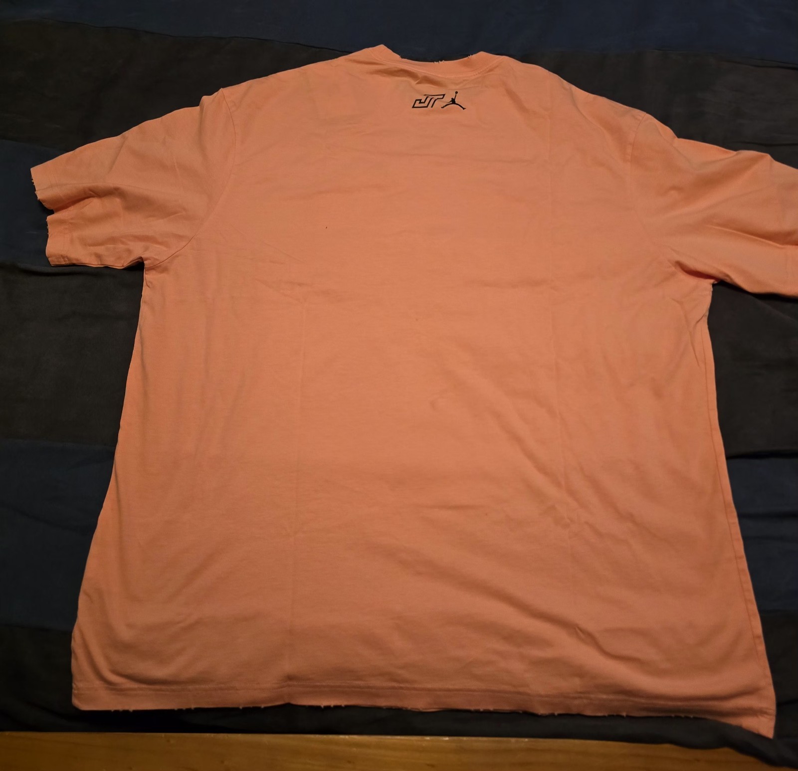 $65…Jordan Tatum « Distressed » size XXL-Tall T-shirt Orange Apricot. HF7849…