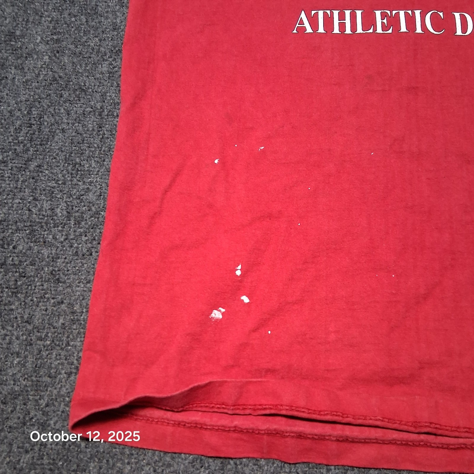 VTG Galt Sand NCSU Red Shirt Size Medium Made in USA 80s 90s Destroyed