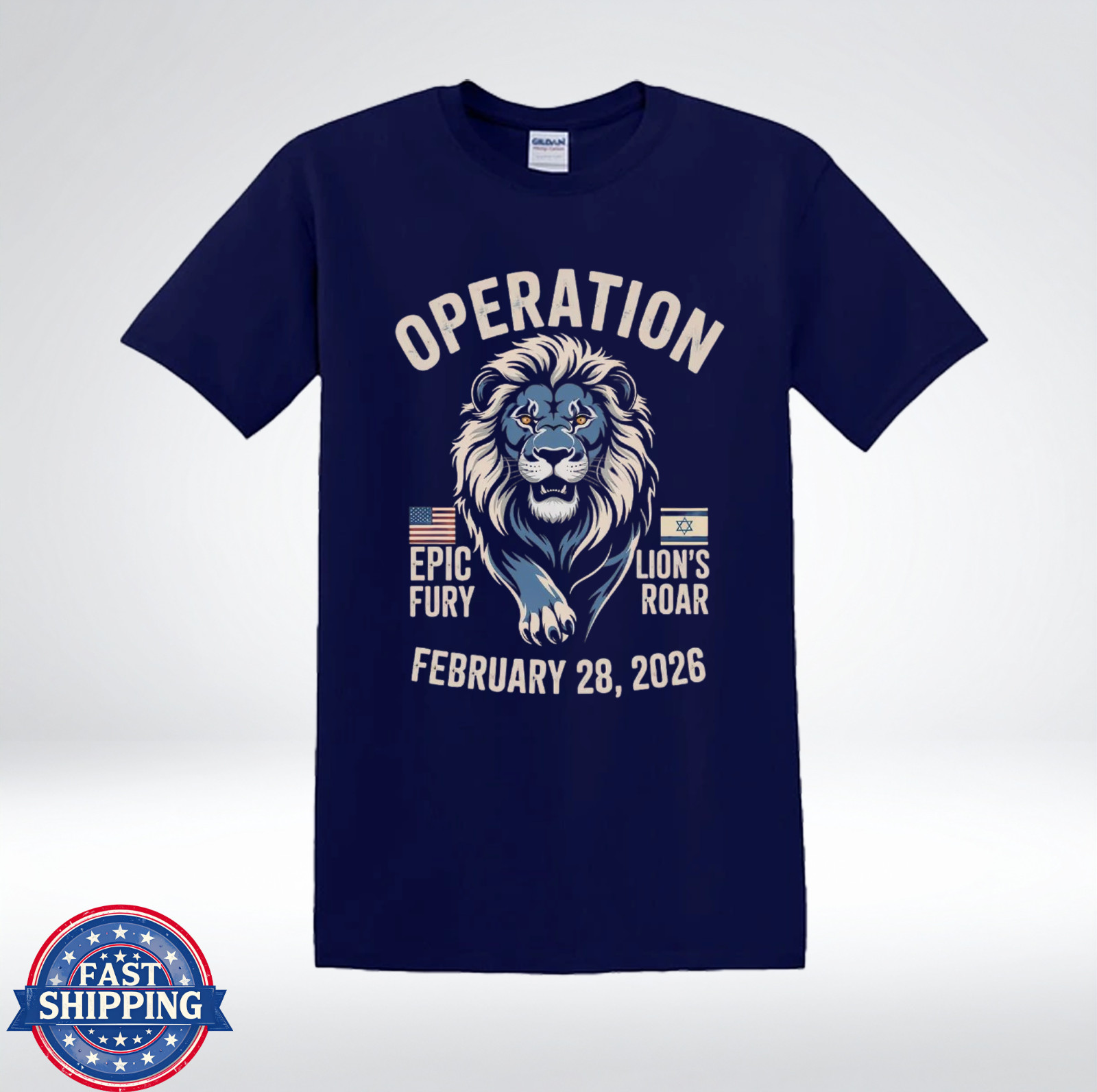 Operation Epic Fury Lion Graphic Patriotic 2026 T-Shirt