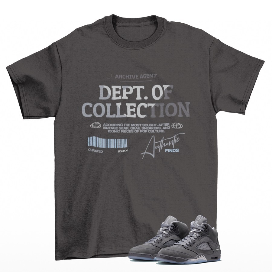 Archive Sneaker Shirt Grey to Match Jordan 5 Wolf Grey DD0587-002