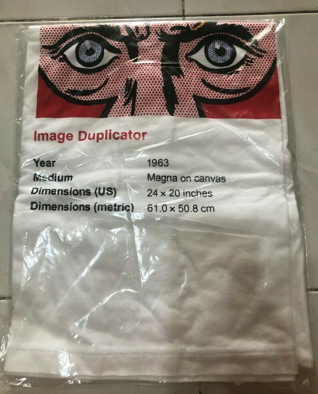 UNIQLO x Roy Lichtenstein UT T-SHIRT white XL Extra Large new with tags