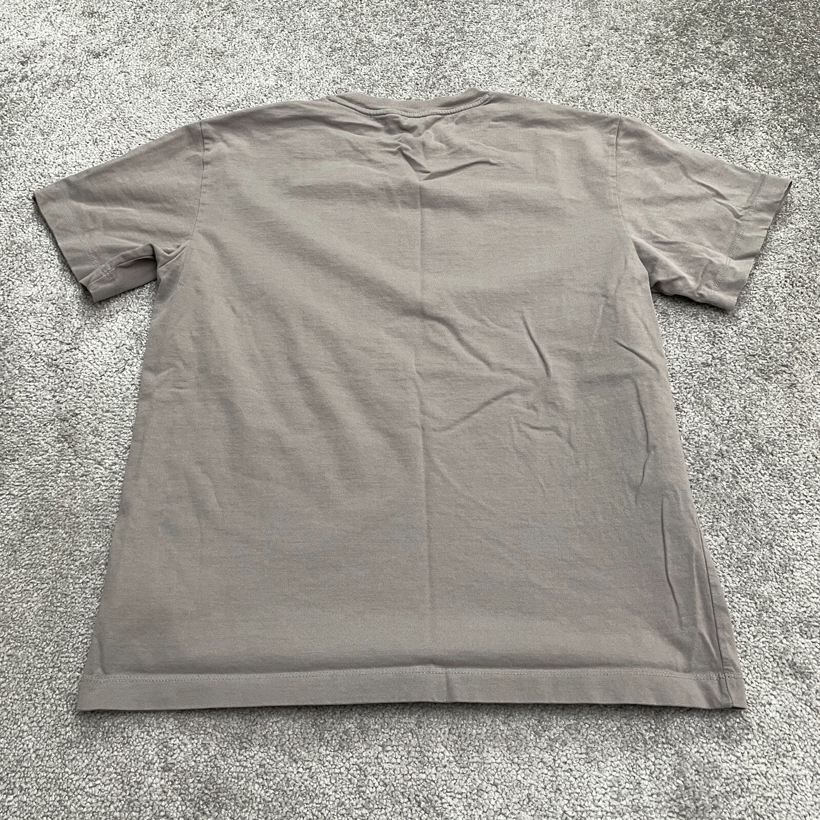 Club Monaco Basic Essential T-Shirt Mens Small Gray Crew Short Sleeve Cotton Tee