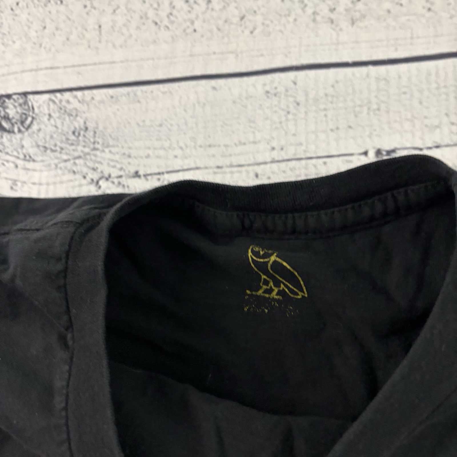 OVO October&rsquo;s Very Own Short Sleeve T Shirt Men&rsquo;s Large Black Drake
