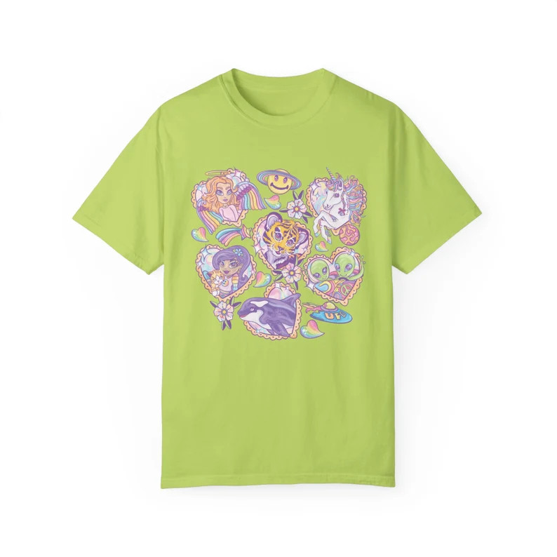 Vibes Comfort Tee Shirt Relaxed Fit Casual Style Soft