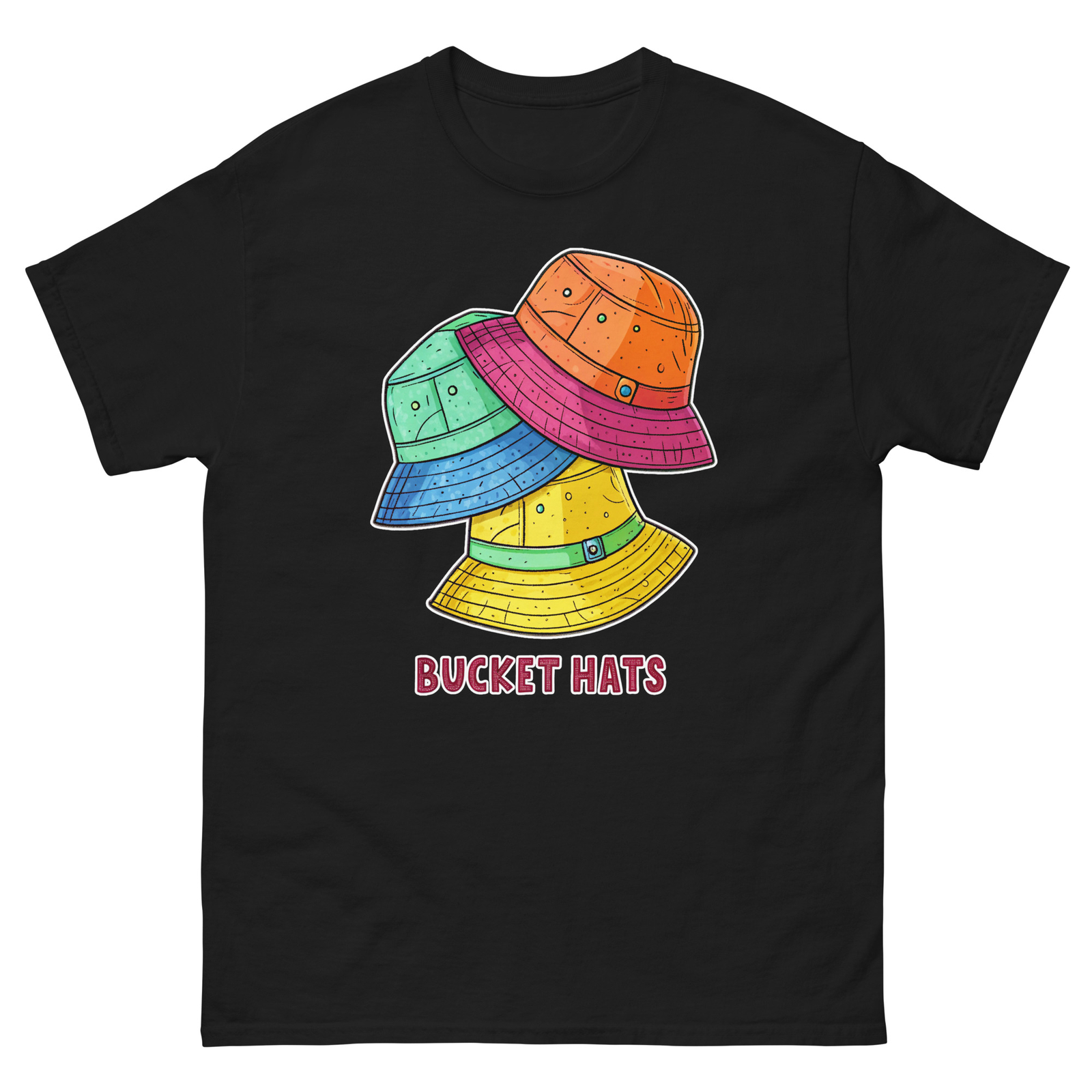 Bucket Hats Nightclub Bar Nightlife Party T-Shirt