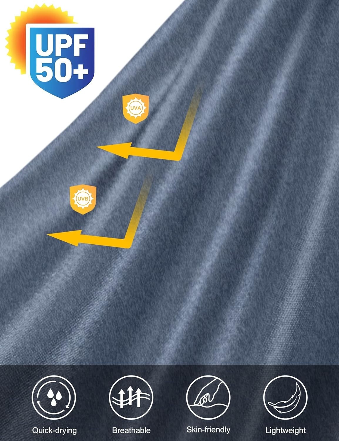 7 Pack Men&rsquo;s Quick Dry Long Sleeve Shirts Moisture Wicking UV UPF 50+ Sun Pro…