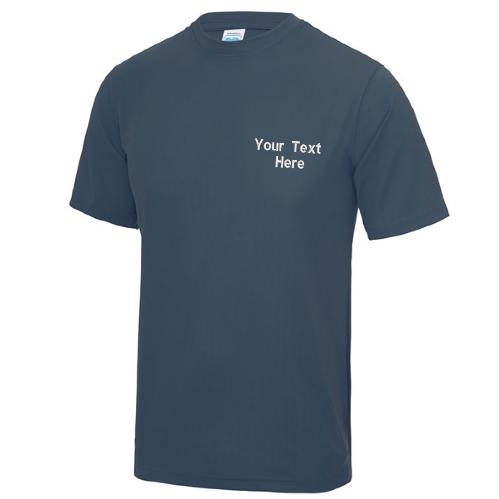 Personalised Custom Embroidered Just Cool Awdis Cool T-shirt Gym Stag Do Hen
